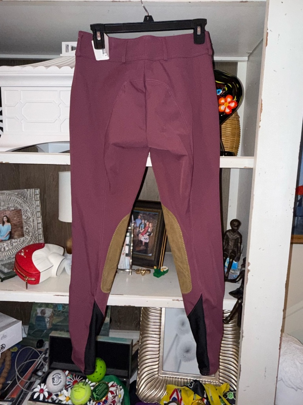 R.J. Classics sz 26 mid rise Anna riding breeches mixed berry - Picture 4 of 9